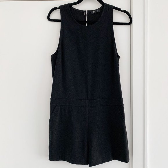 Babaton Aritzia Black Romper - Size 2 - Picture 1 of 12